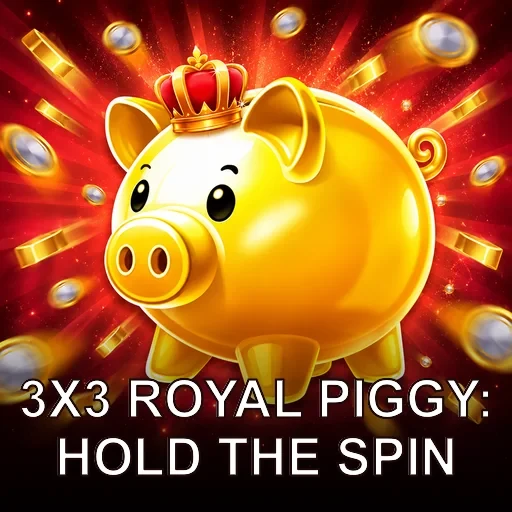 3X3 Royal Piggy: Hold the Spin